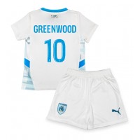 Maglie da calcio Olympique de Marseille Mason Greenwood #10 Prima Maglia Bambino 2024-25 Manica Corta (+ Pantaloni corti)